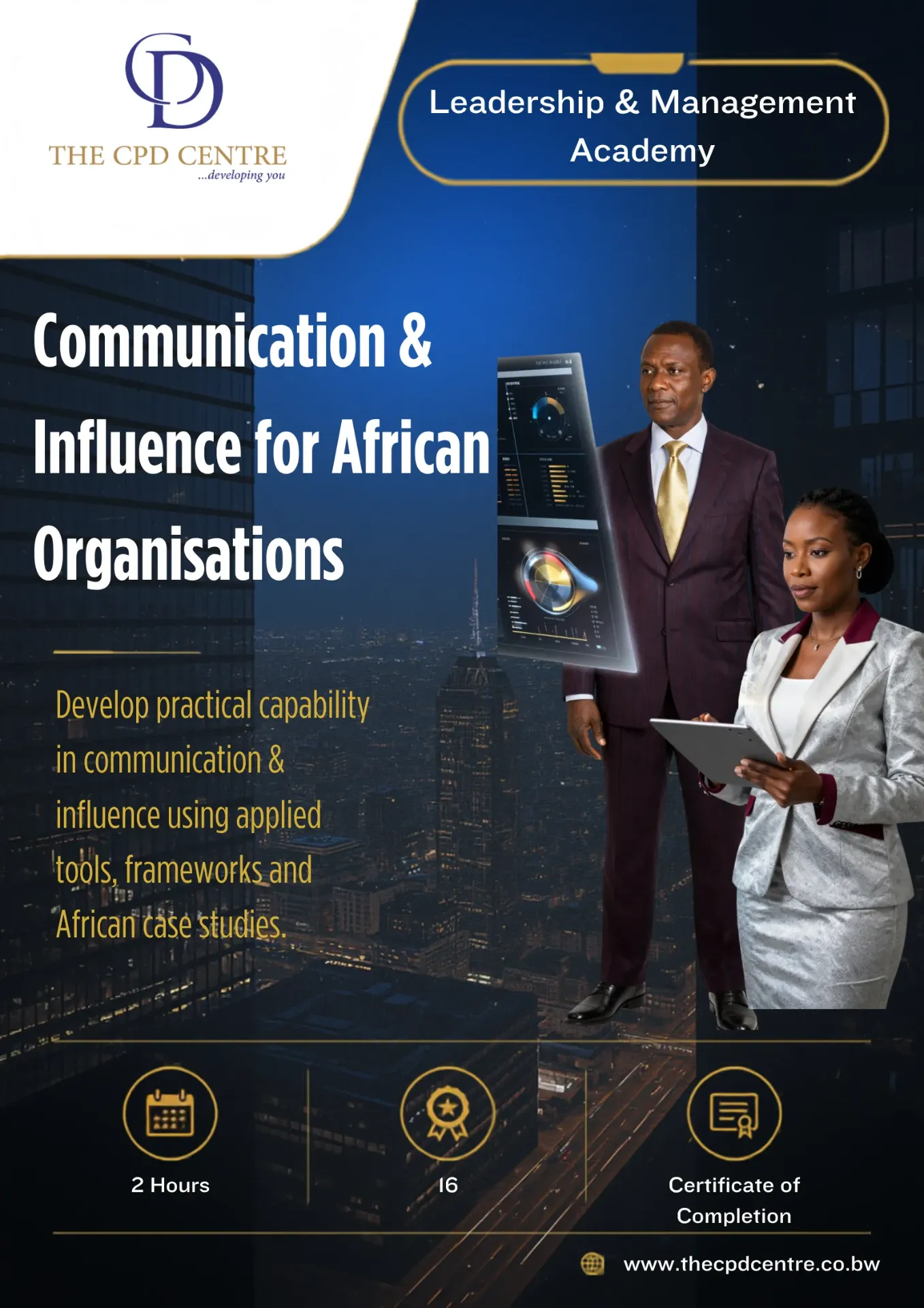 [LMA-CI-003] Communication & Influence for African Organisations