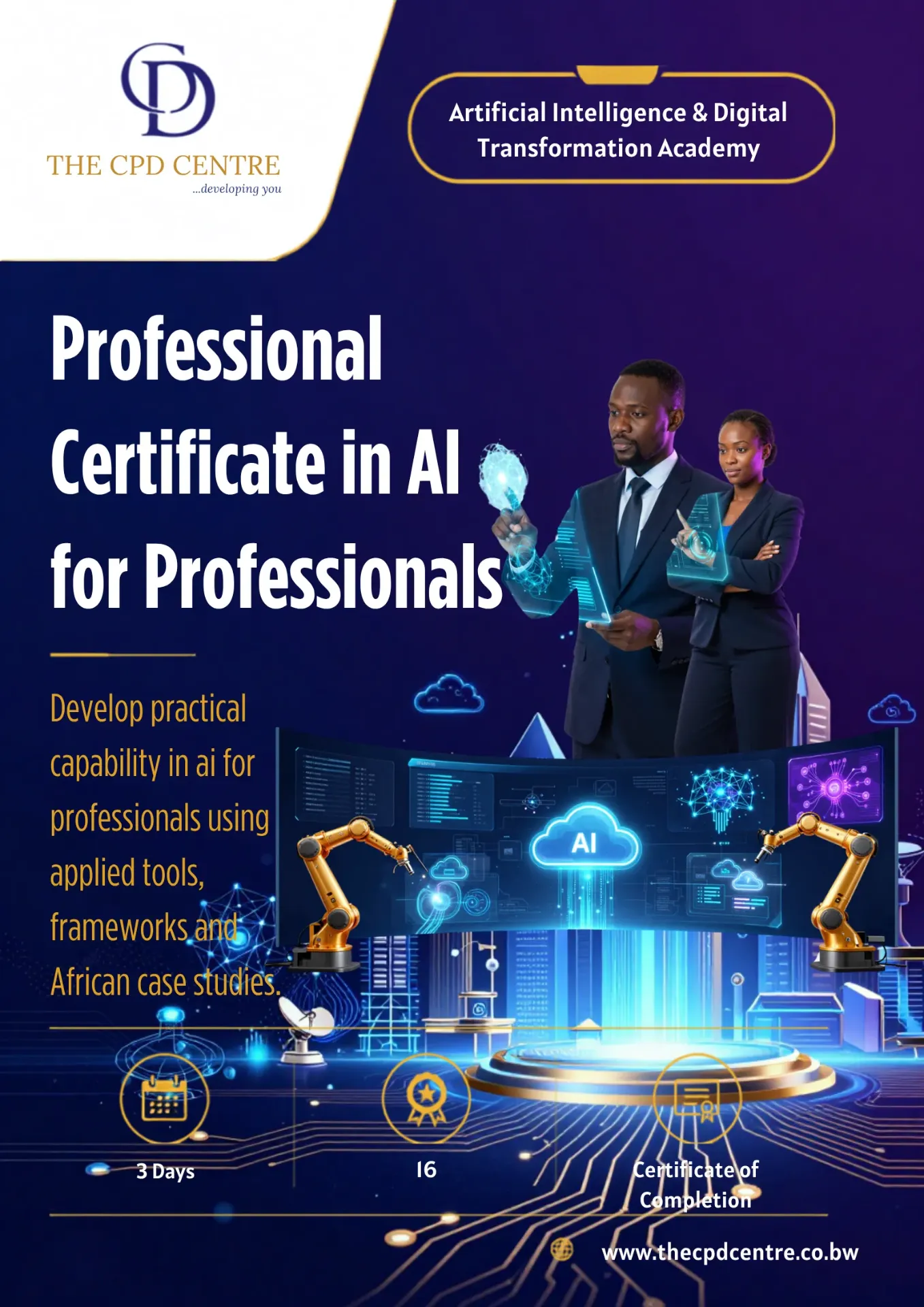 Professional Certificate in AI for Professionals