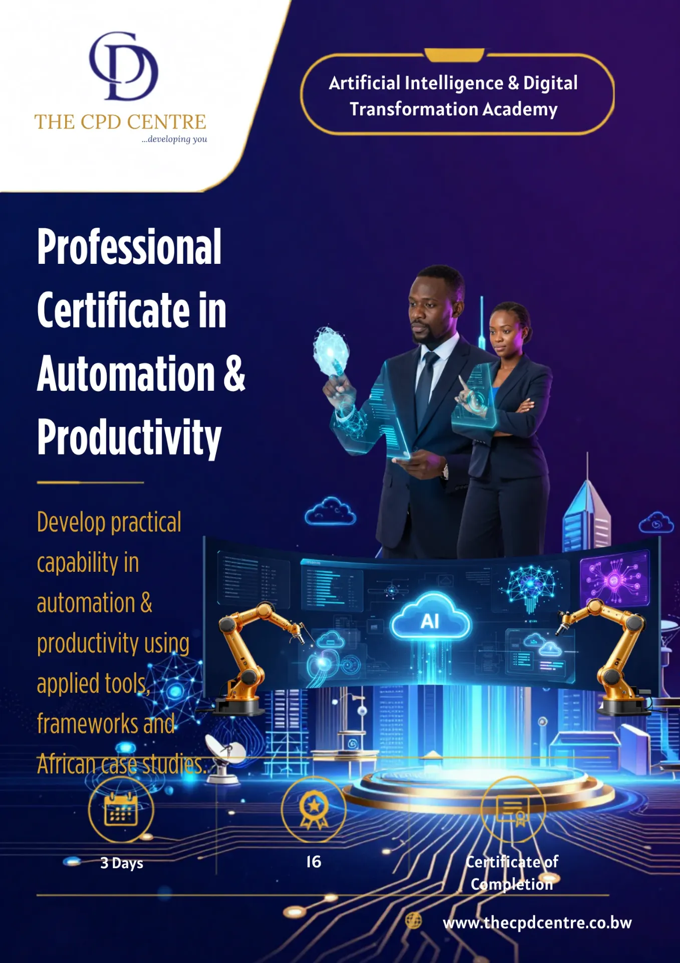 Professional Certificate in Automation & Productivity