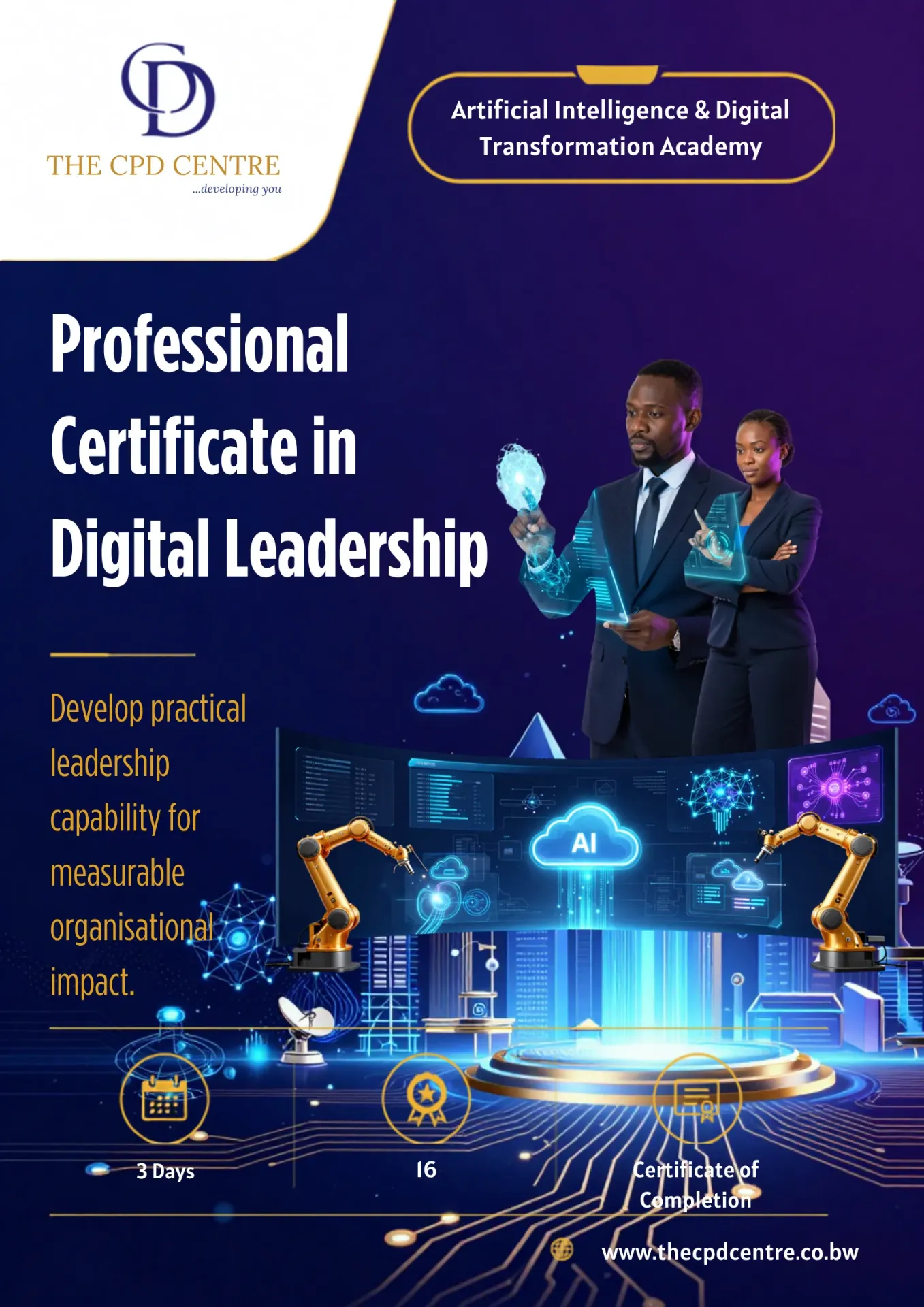 [AIDT-DL-020] Professional Certificate in Digital Leadership