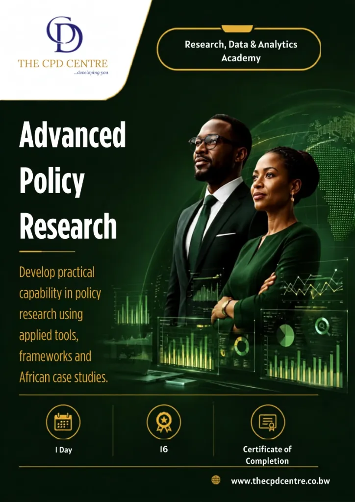 [RDA-PR-007] Advanced Policy Research
