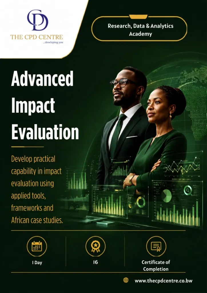 [RDA-IE-007] Advanced Impact Evaluation
