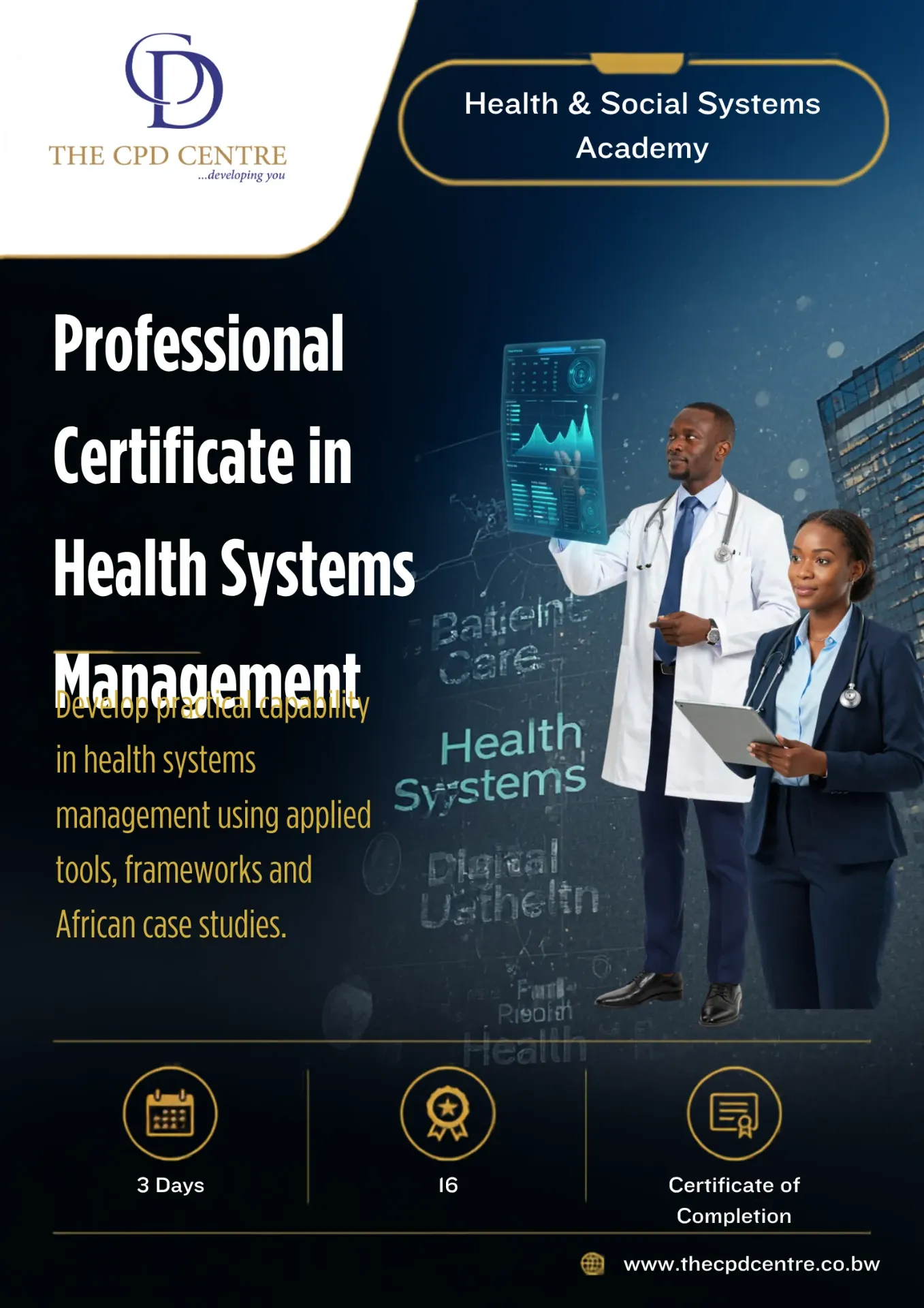 Professional Certificate in Health Systems Management