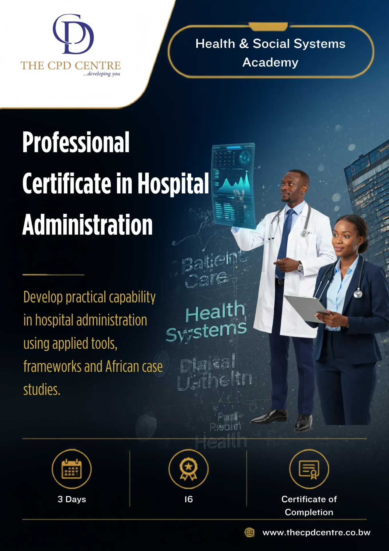 Professional Certificate in Hospital Administration