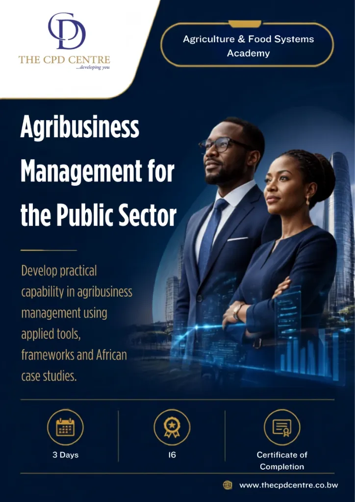[AFS-AM-013] Agribusiness Management for the Public Sector