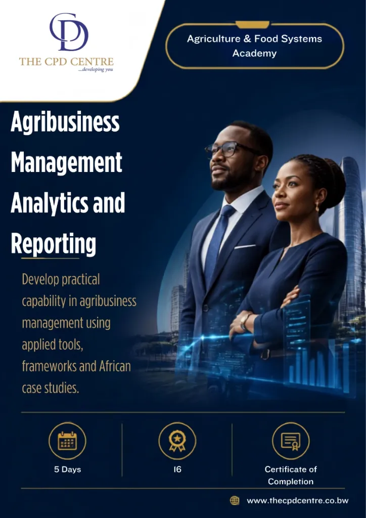 [AFS-AM-016] Agribusiness Management Analytics and Reporting