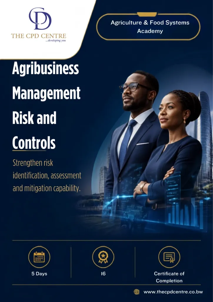 [AFS-AM-018] Agribusiness Management Risk and Controls
