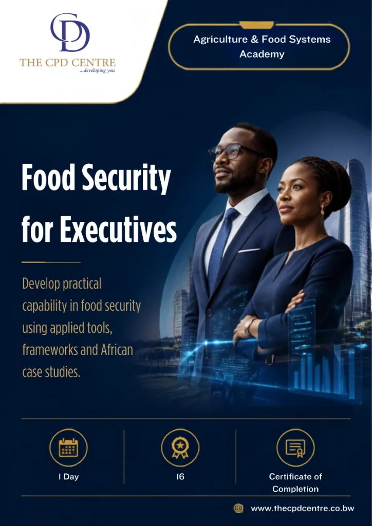 [AFS-FS-005] Food Security for Executives