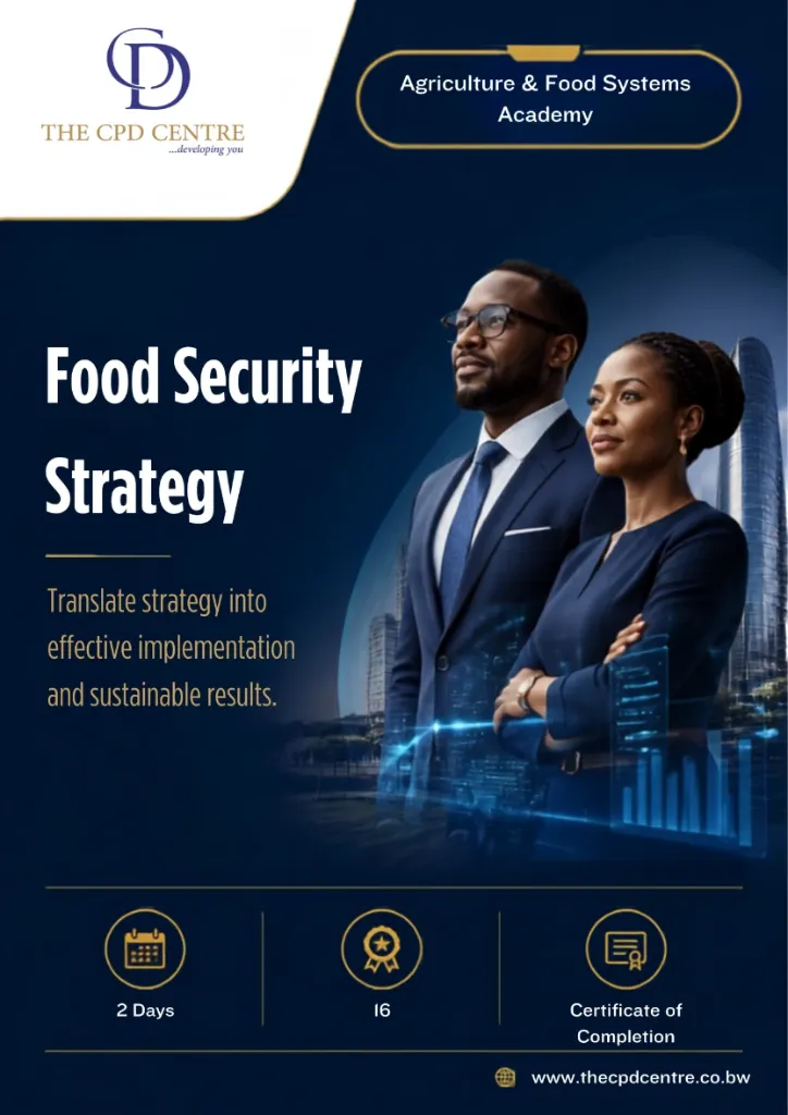 [AFS-FS-010] Food Security Strategy
