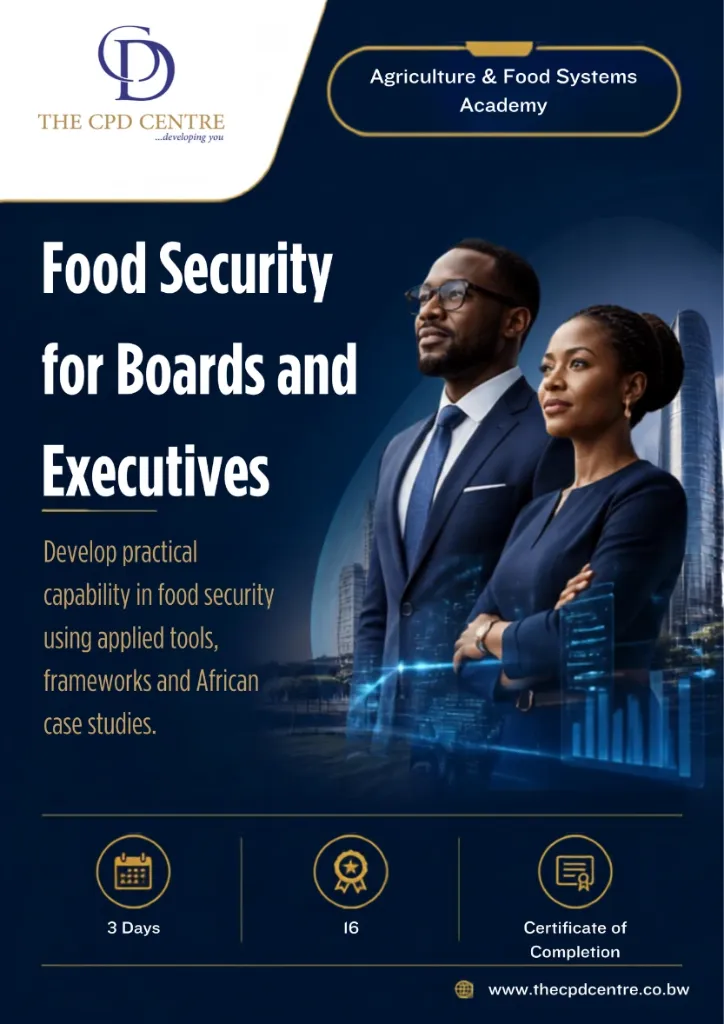 [AFS-FS-015] Food Security for Boards and Executives