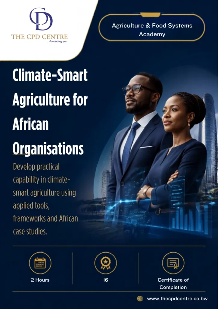 [AFS-CSA-003] Climate-Smart Agriculture for African Organisations