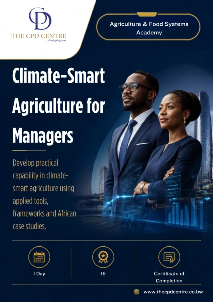 [AFS-CSA-004] Climate-Smart Agriculture for Managers