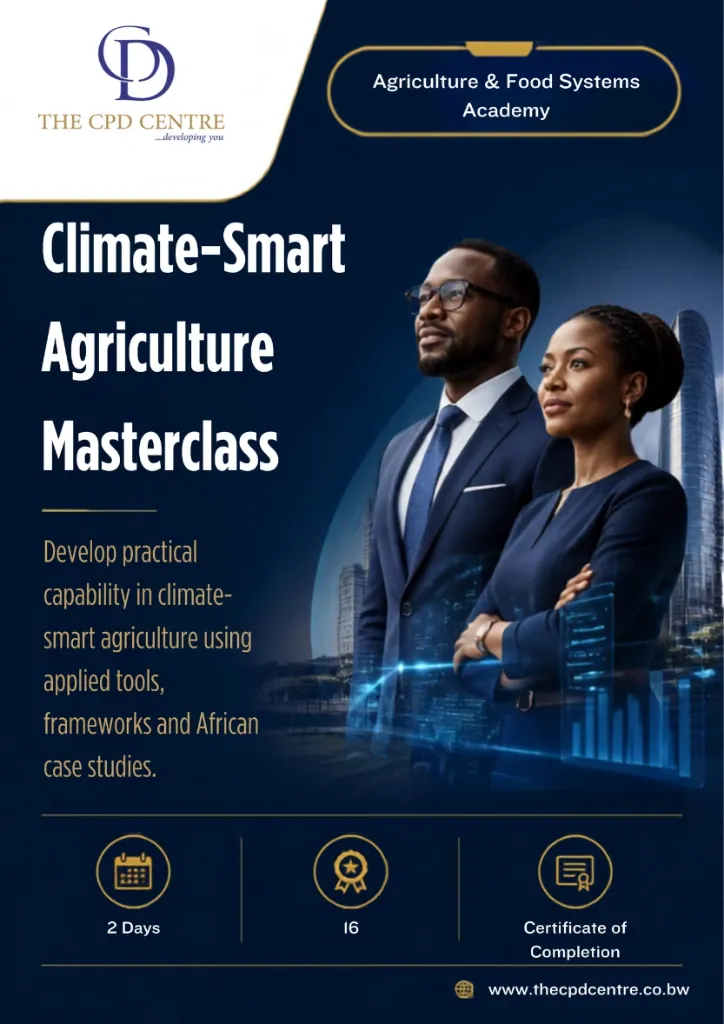 [AFS-CSA-008] Climate-Smart Agriculture Masterclass