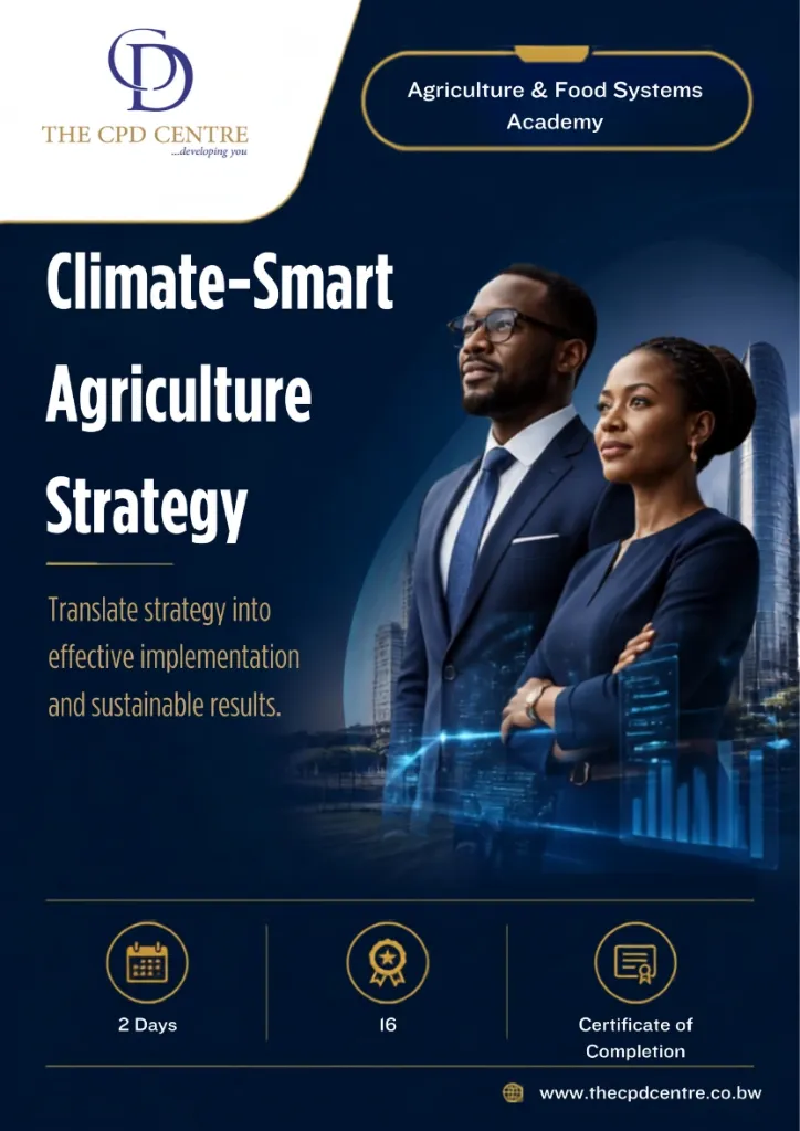 [AFS-CSA-010] Climate-Smart Agriculture Strategy
