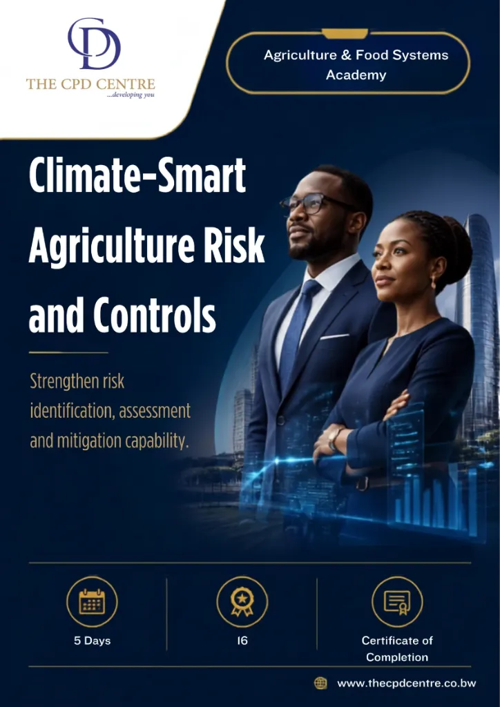 [AFS-CSA-018] Climate-Smart Agriculture Risk and Controls