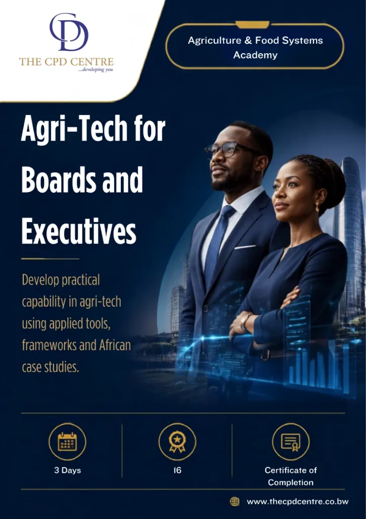 [AFS-AT-015] Agri-Tech for Boards and Executives