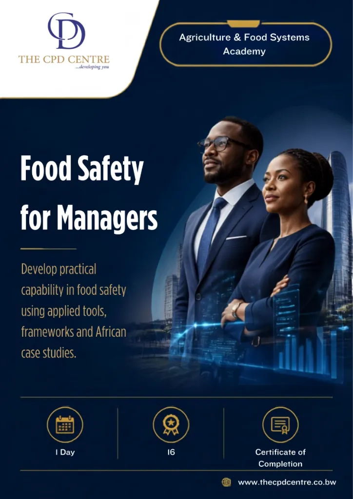 Food Safety for Managers