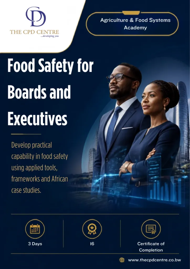 [AFS-FS-015] Food Safety for Boards and Executives