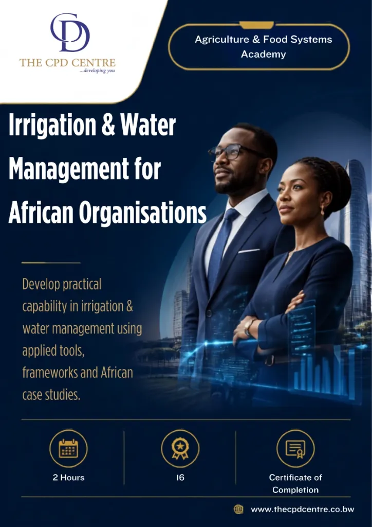 [AFS-IWM-003] Irrigation & Water Management for African Organisations
