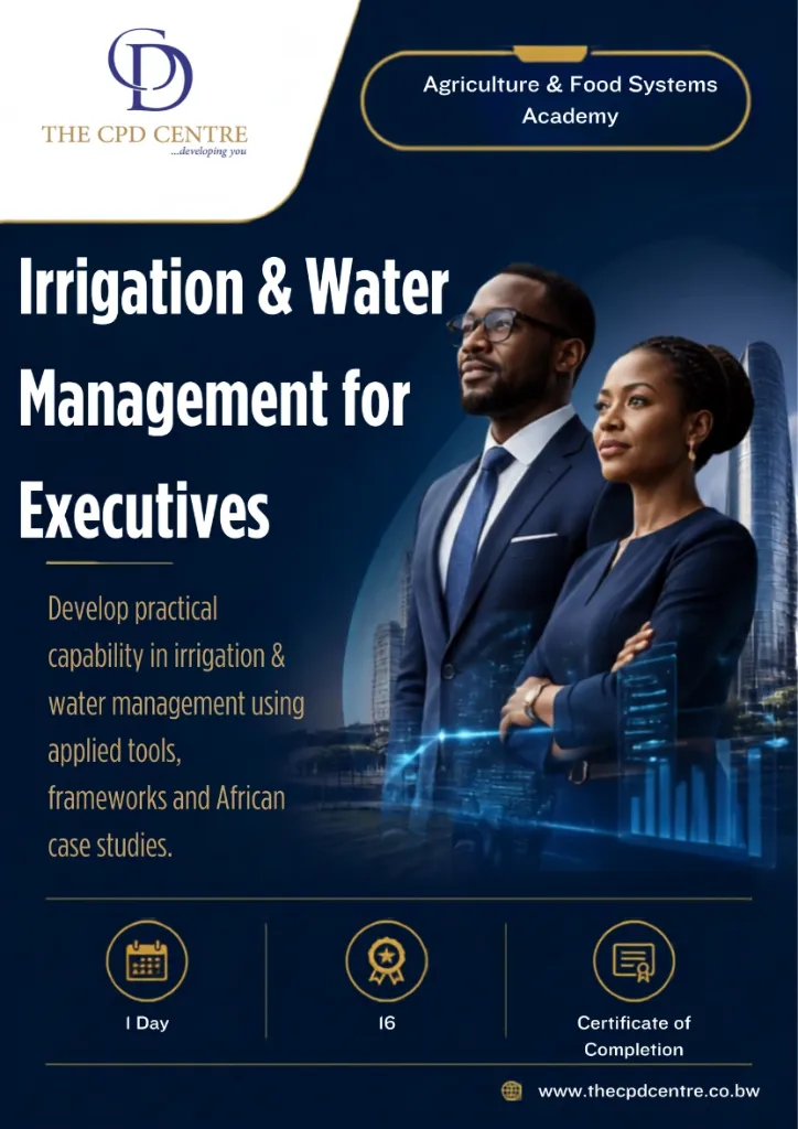 [AFS-IWM-005] Irrigation & Water Management for Executives