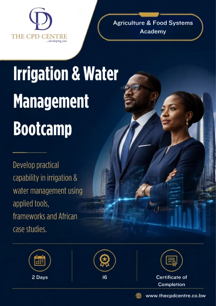 [AFS-IWM-009] Irrigation & Water Management Bootcamp