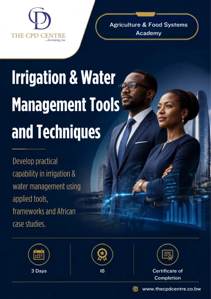 [AFS-IWM-012] Irrigation & Water Management Tools and Techniques