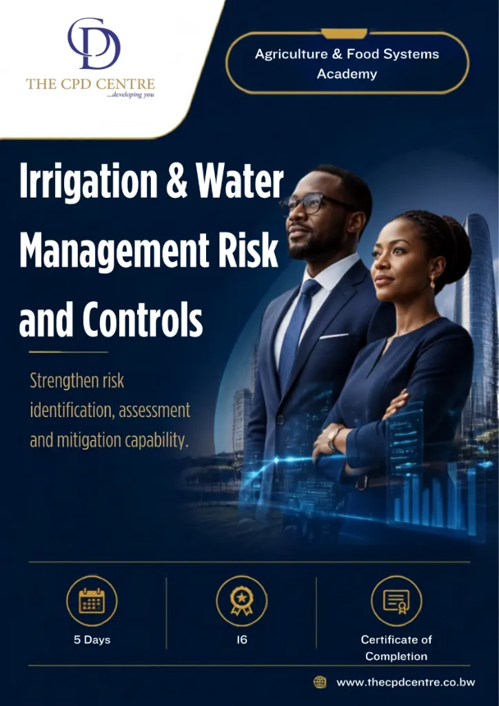 [AFS-IWM-018] Irrigation & Water Management Risk and Controls