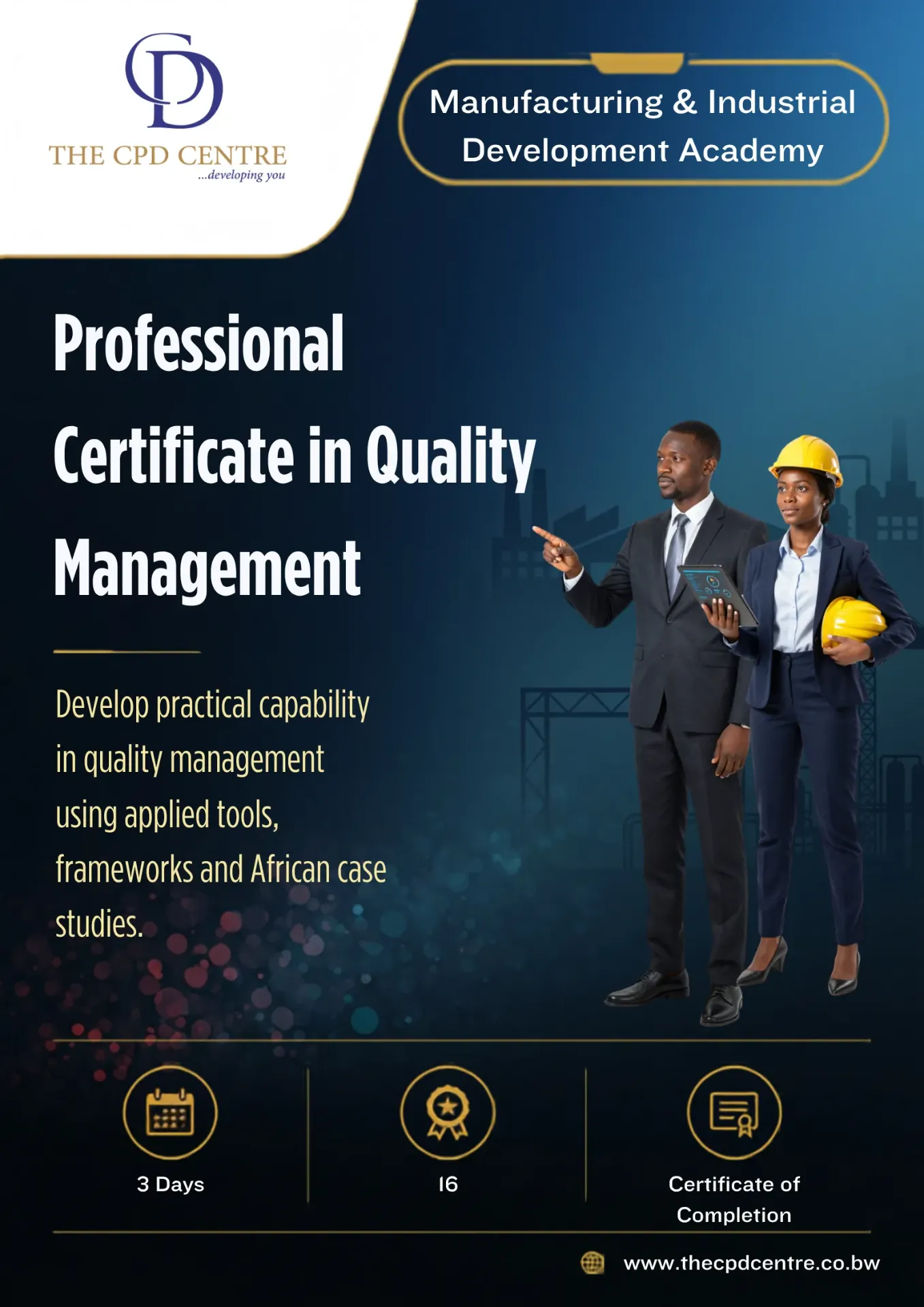 [MID-QM-020] Professional Certificate in Quality Management