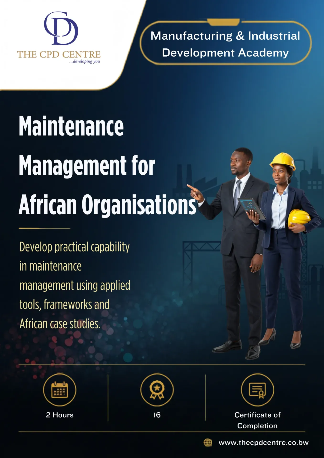 [MID-MM-003] Maintenance Management for African Organisations
