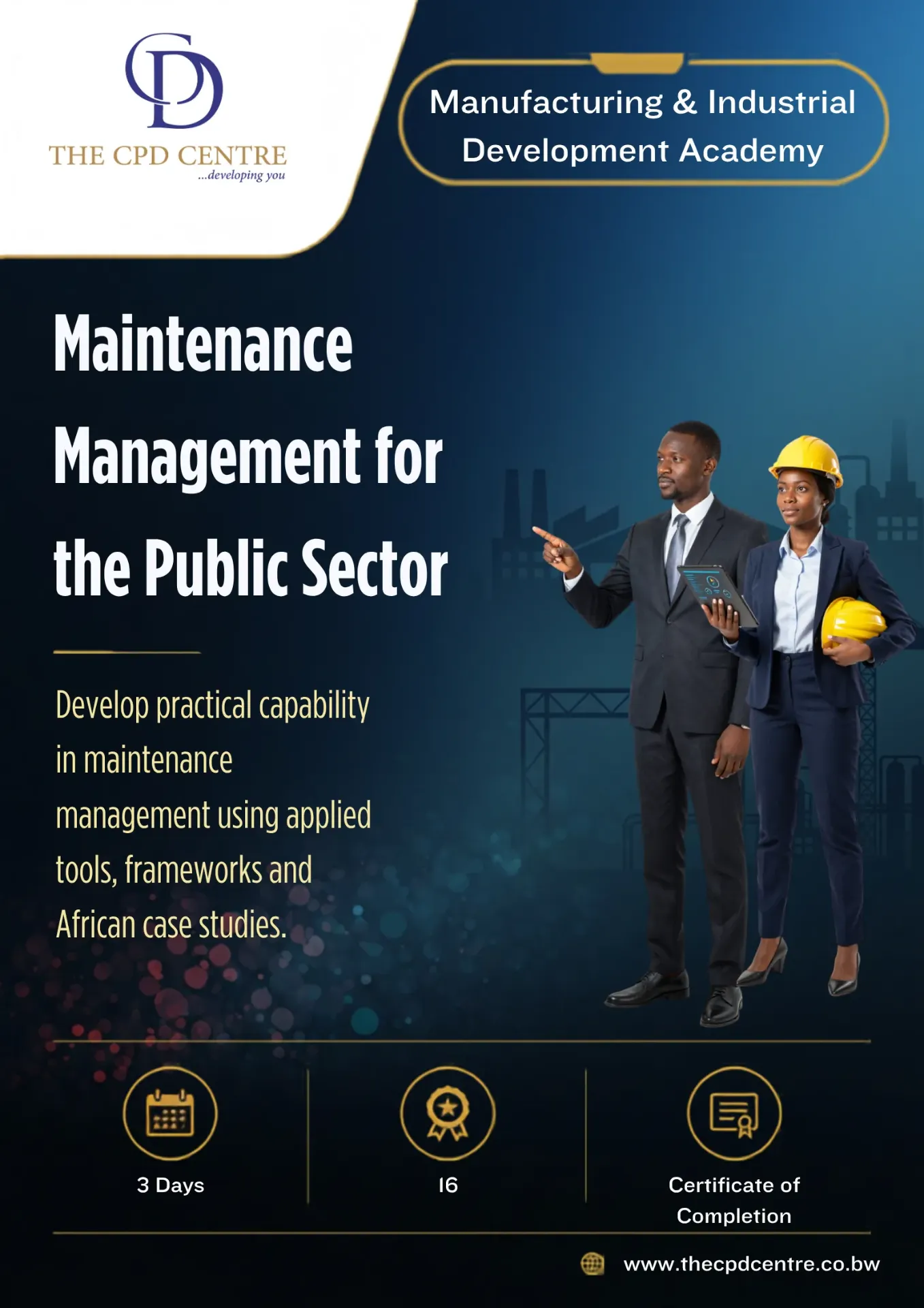 [MID-MM-013] Maintenance Management for the Public Sector