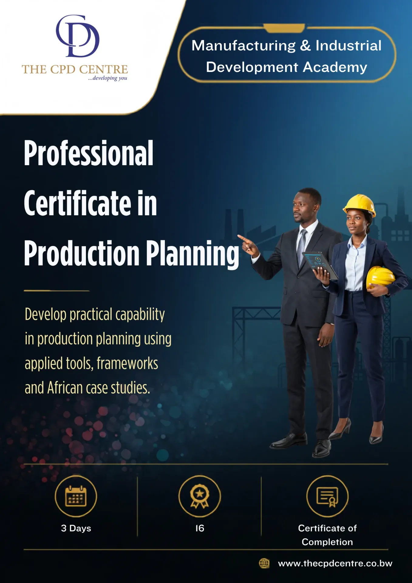 Professional Certificate in Production Planning