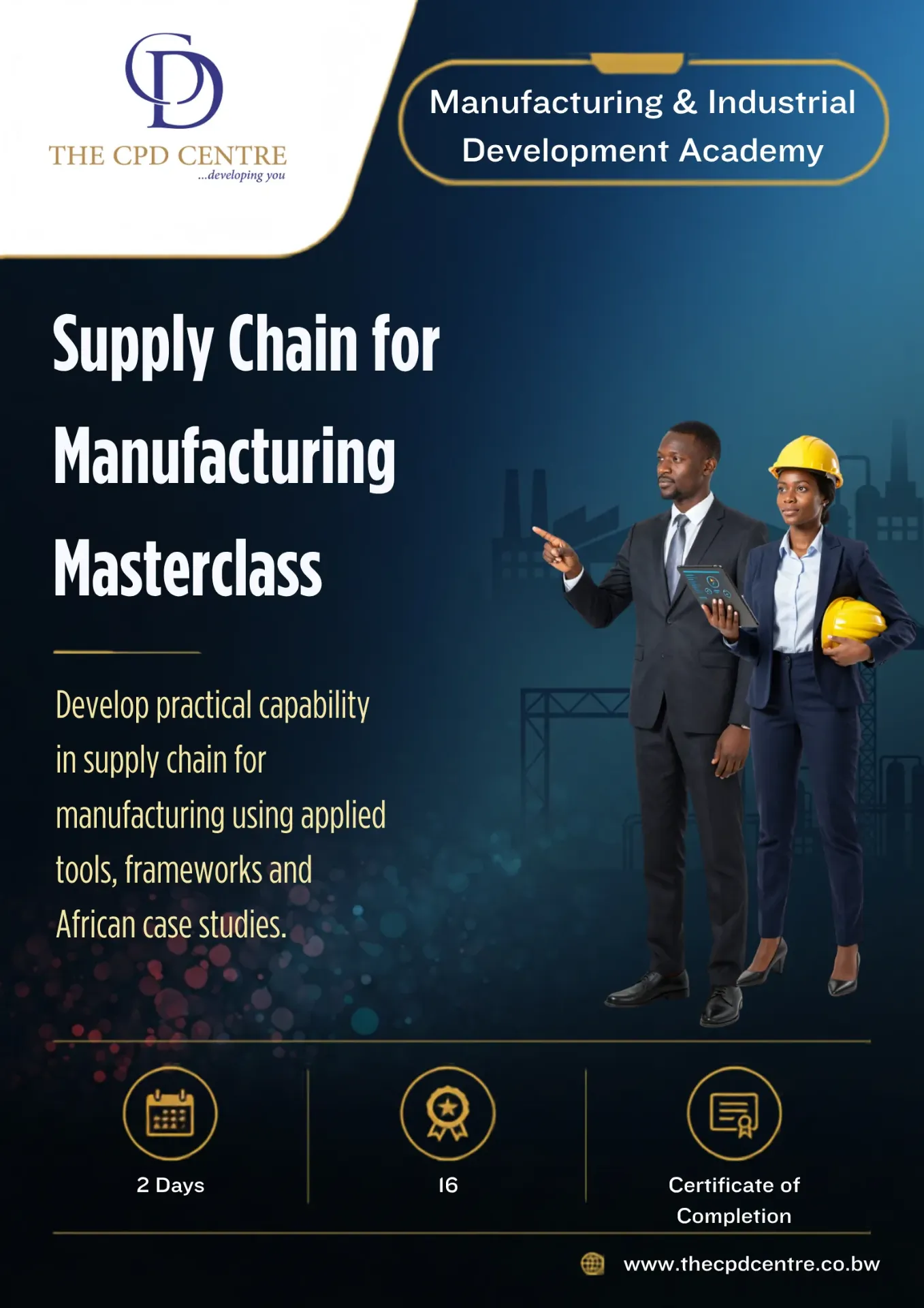 [MID-SCFM-008] Supply Chain for Manufacturing Masterclass