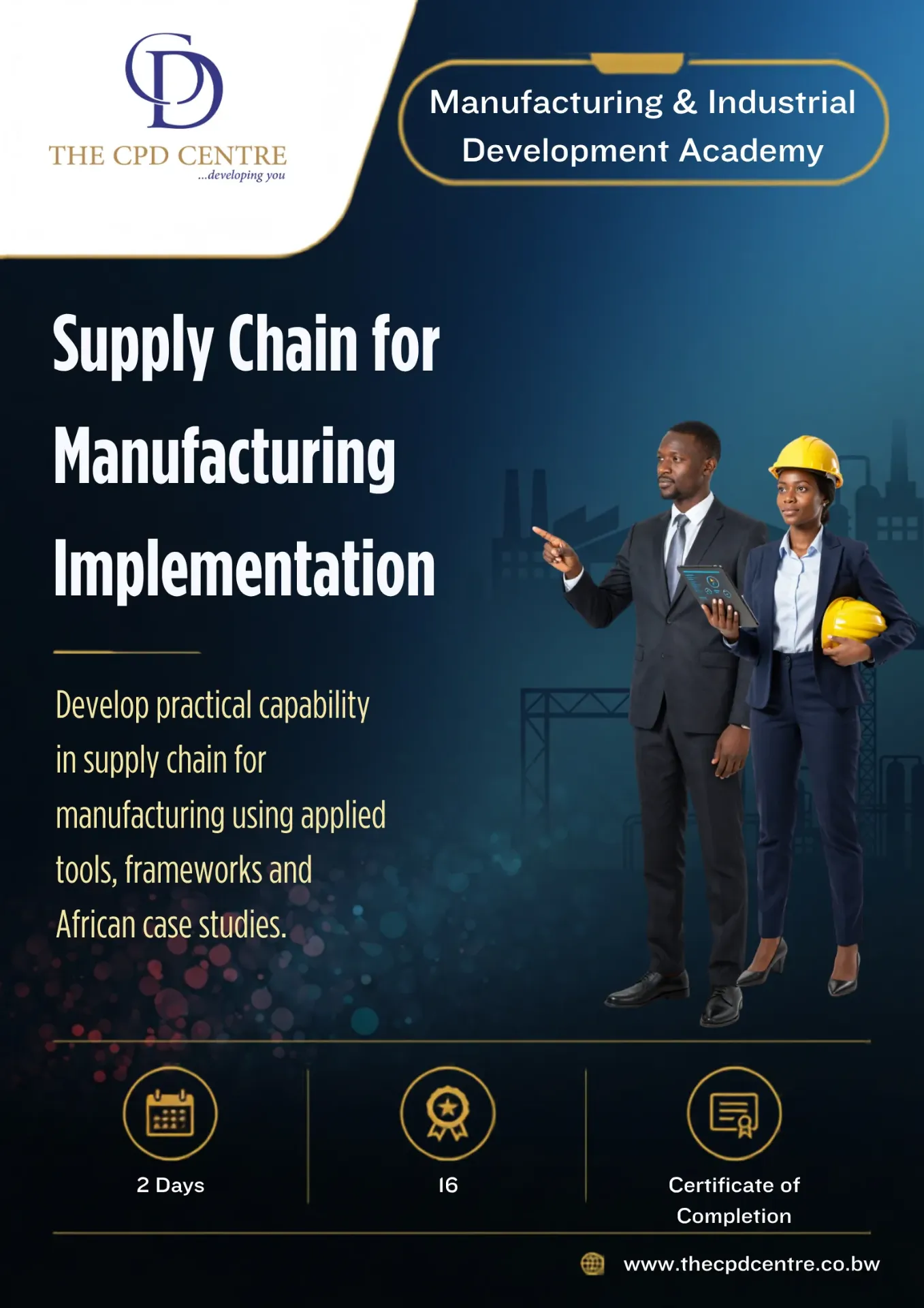 [MID-SCFM-011] Supply Chain for Manufacturing Implementation