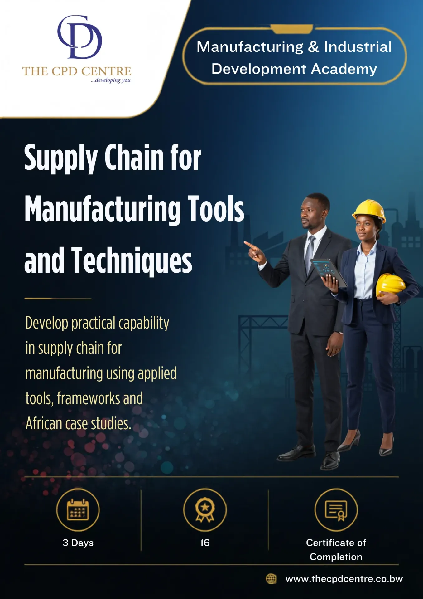 [MID-SCFM-012] Supply Chain for Manufacturing Tools and Techniques