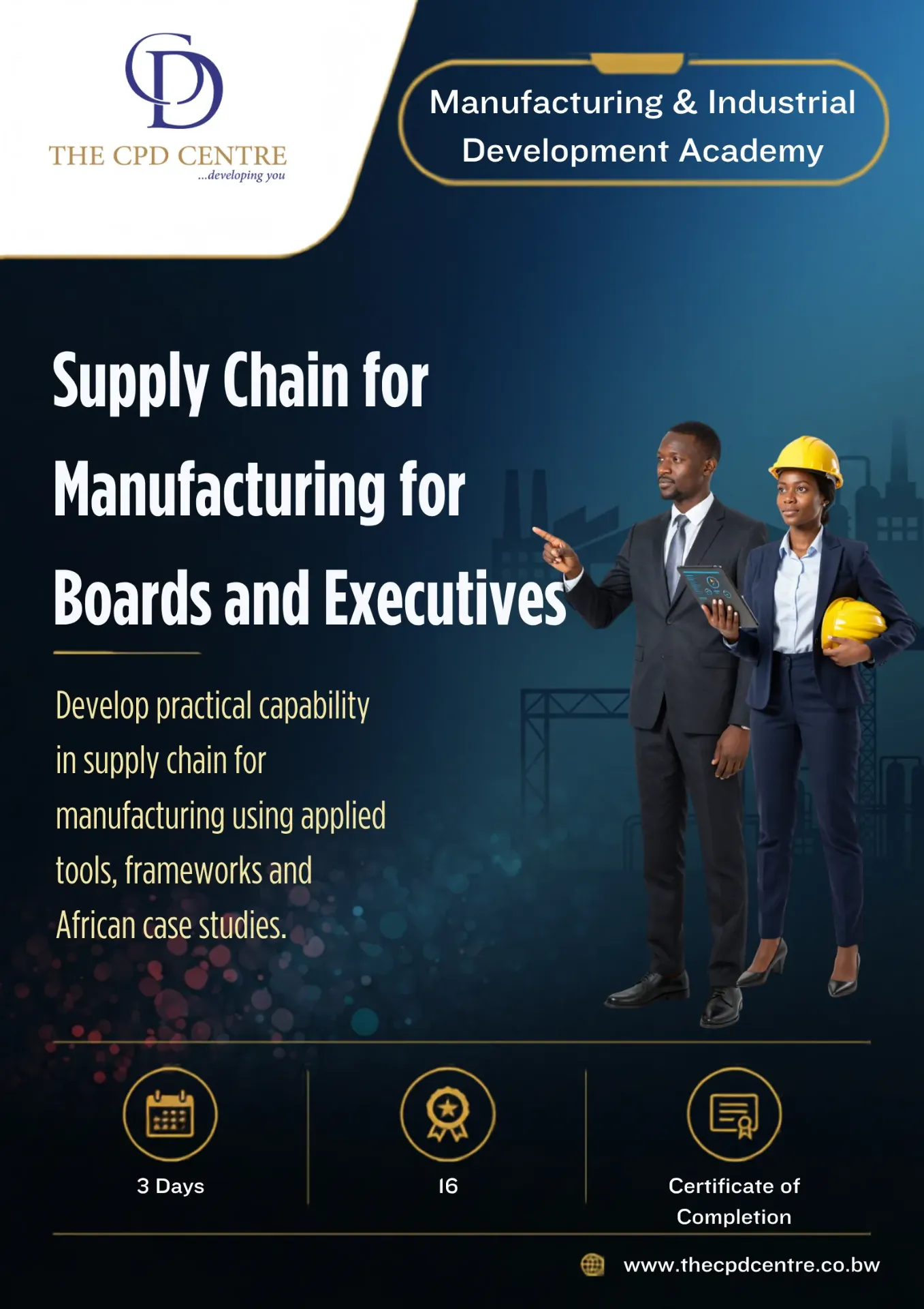 [MID-SCFM-015] Supply Chain for Manufacturing for Boards and Executives