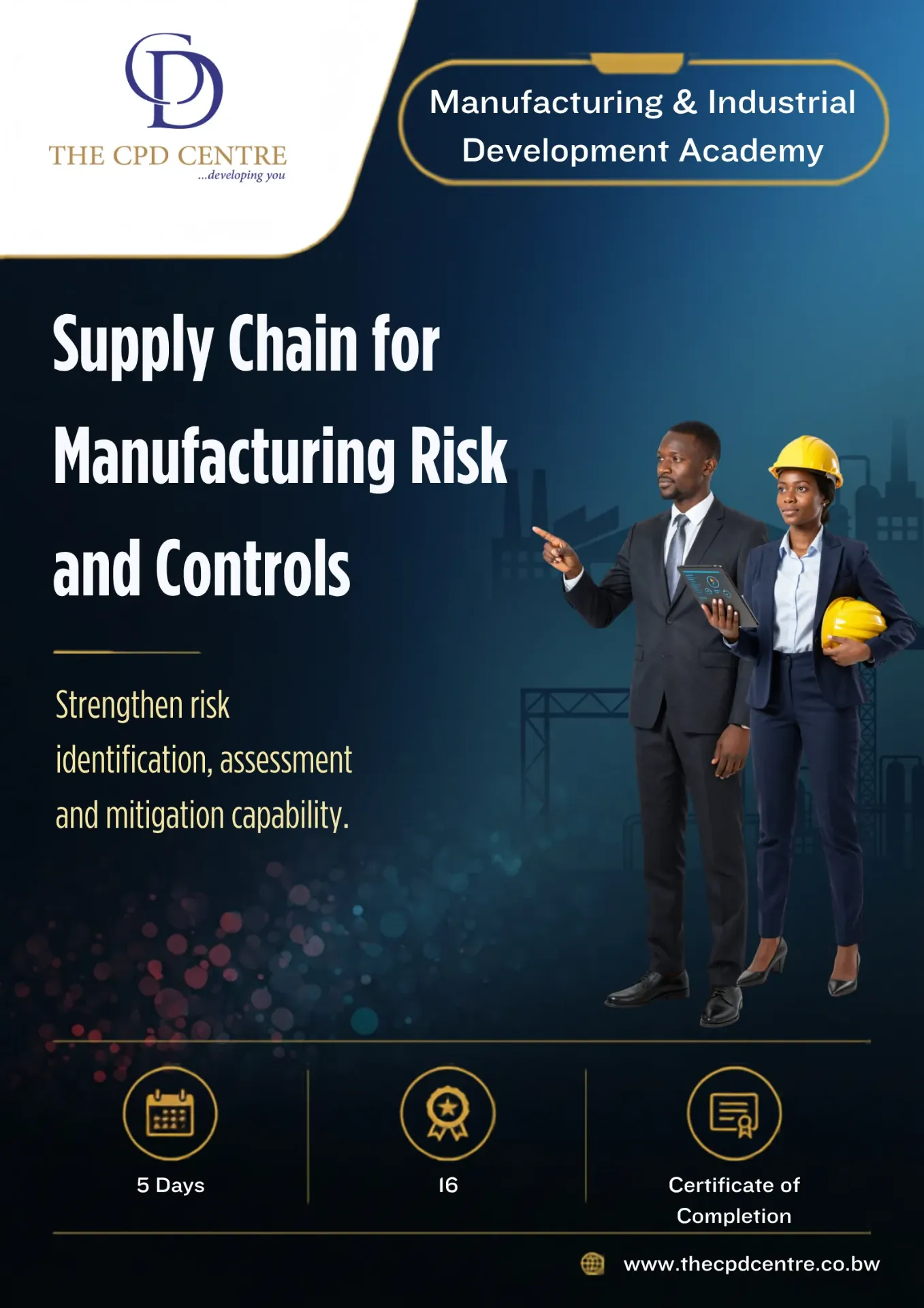 [MID-SCFM-018] Supply Chain for Manufacturing Risk and Controls