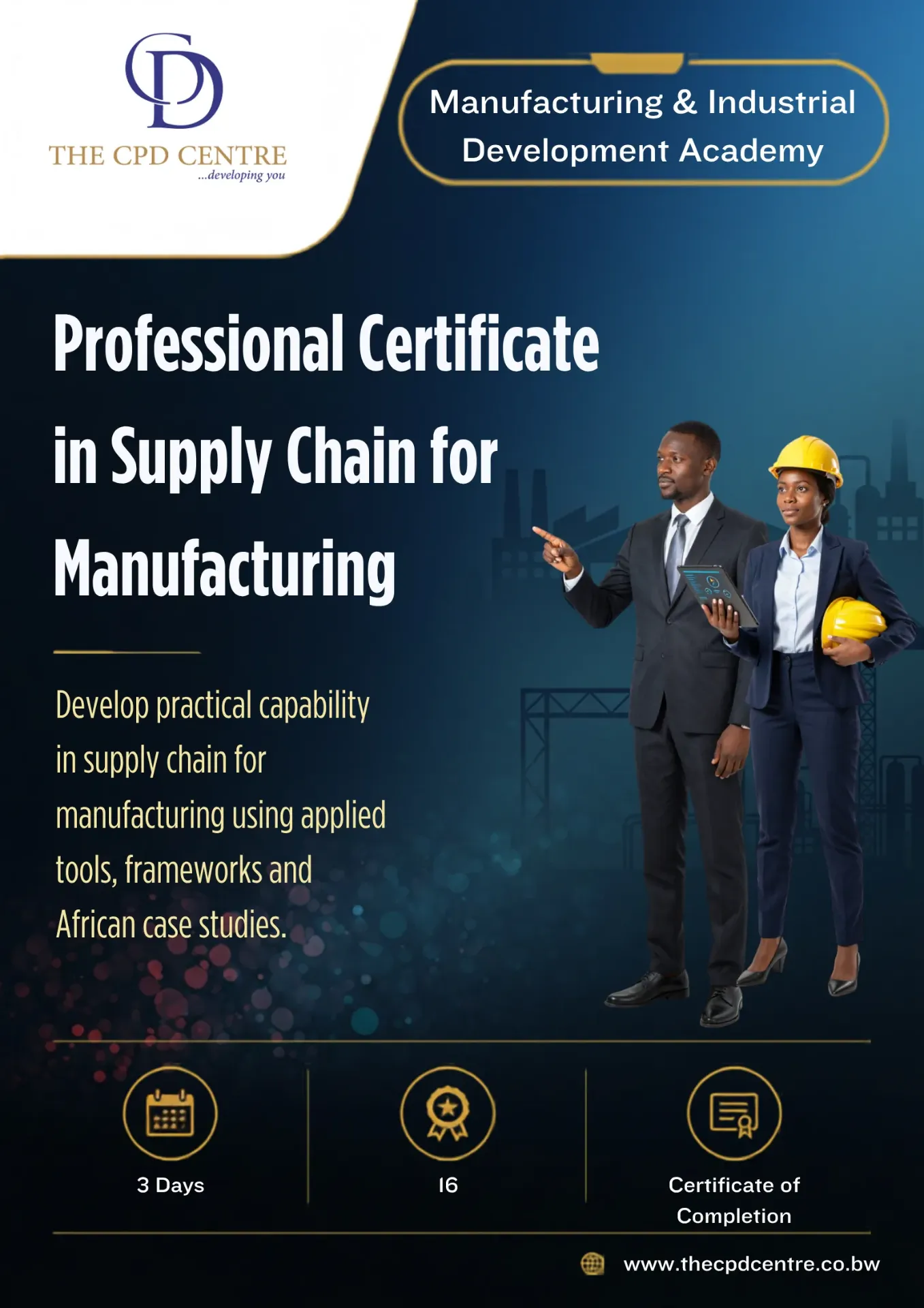 [MID-SCFM-020] Professional Certificate in Supply Chain for Manufacturing
